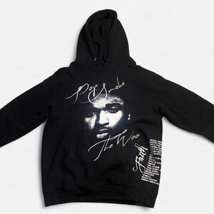 Vlone Men's Black Hoodie